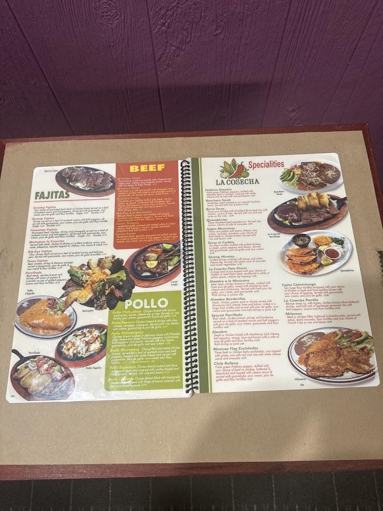 La Cosecha Mexican Bar & Grill Menu image 1